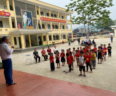 CHUYẾN THAM QUAN TRẢI NGHIỆM TRƯỜNG TH&THCS HỮU SẢN CỦA CÁC BÉ KHỐI 5 TUỔI – BƯỚC KHỞI ĐẦU CHO HÀNH TRÌNH MỚI